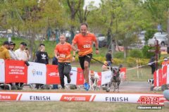 上海“人犬越野赛”上演“速度与激情”